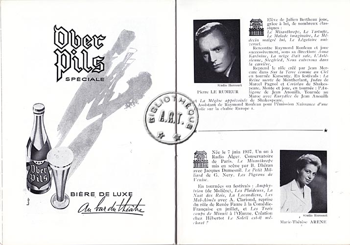 Les programmes de Théatre de l\