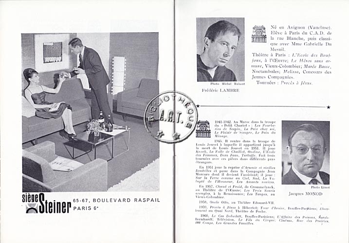 Les programmes de Théatre de l\