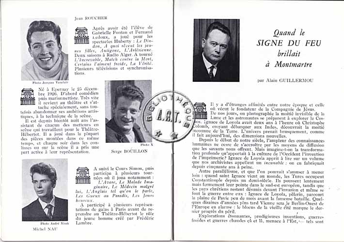Les programmes de Théatre de l\