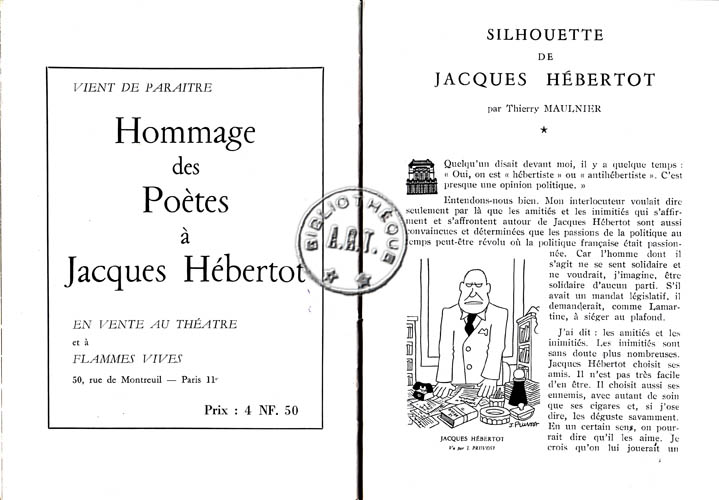 Les programmes de Théatre de l\