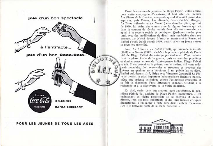 Les programmes de Théatre de l\