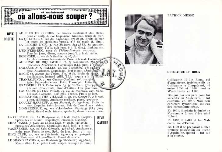 Les programmes de Théatre de l\