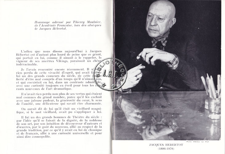 Les programmes de Théatre de l\