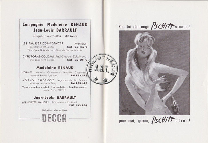 Les programmes de Théatre de l\