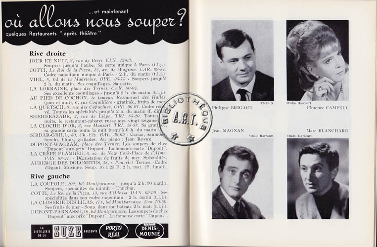 Les programmes de TThéatre de l\