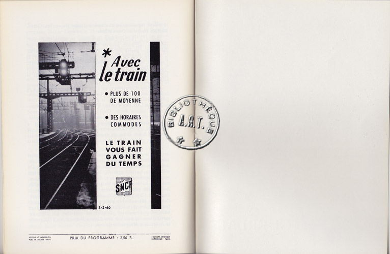 Les programmes de Théatre de l\