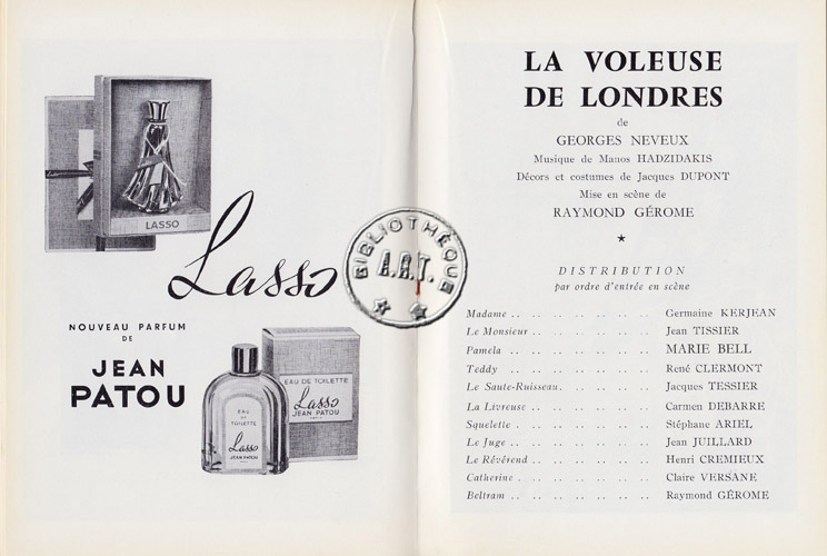 Les programmes de Théatre de l\