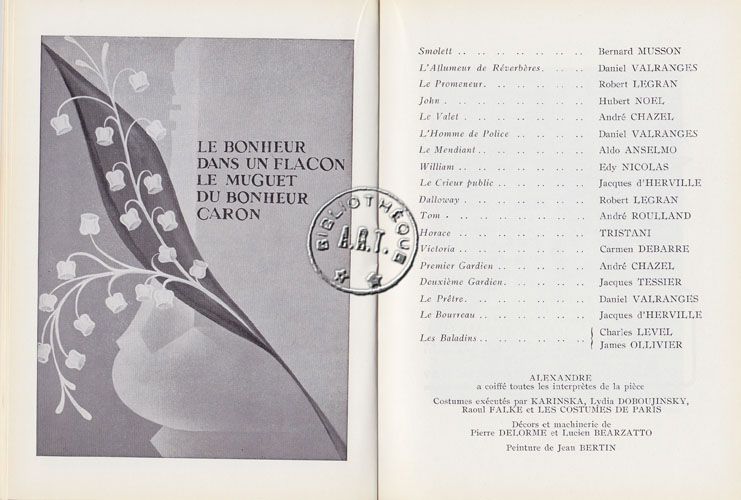 Les programmes de Théatre de l\