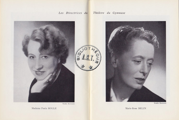 Les programmes de Théatre de l\