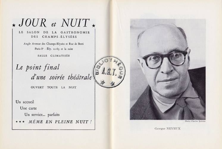 Les programmes de Théatre de l\