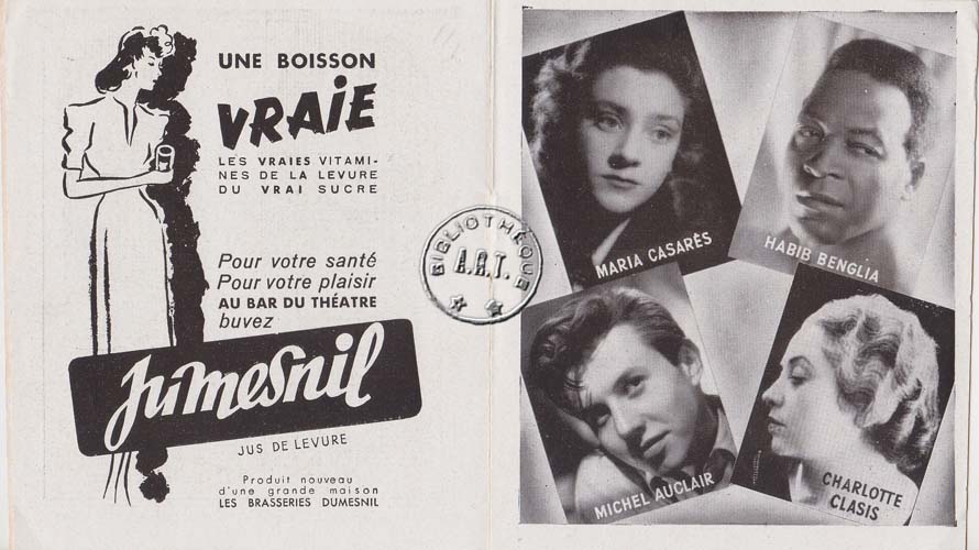 Les programmes de Théatre de l\