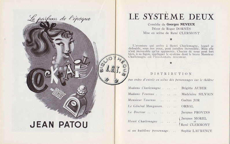 Les programmes de Théatre de l\