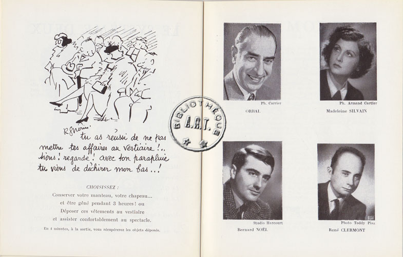 Les programmes de Théatre de l\