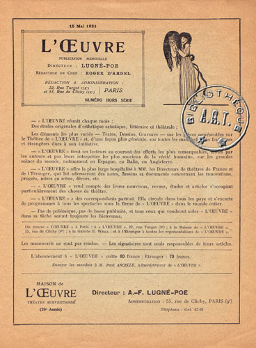Les programmes de Théatre de l\