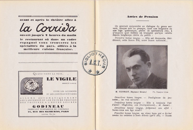 Les programmes de Théatre de l\
