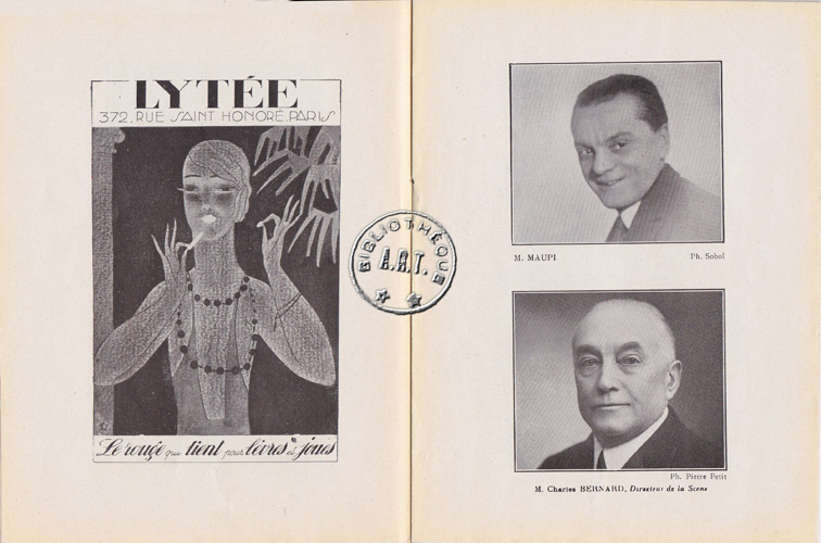 Les programmes de Théatre de l\