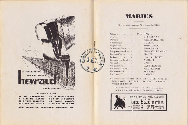 Les programmes de Théatre de l\