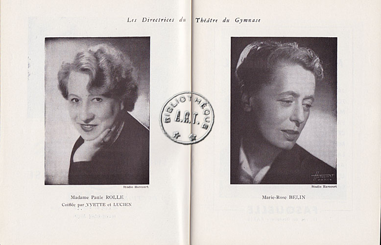 Les programmes de Théatre de l\