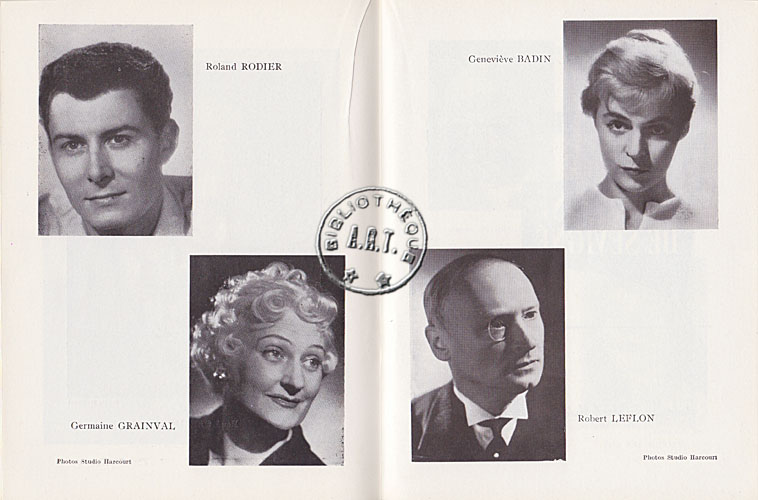 Les programmes de Théatre de l\
