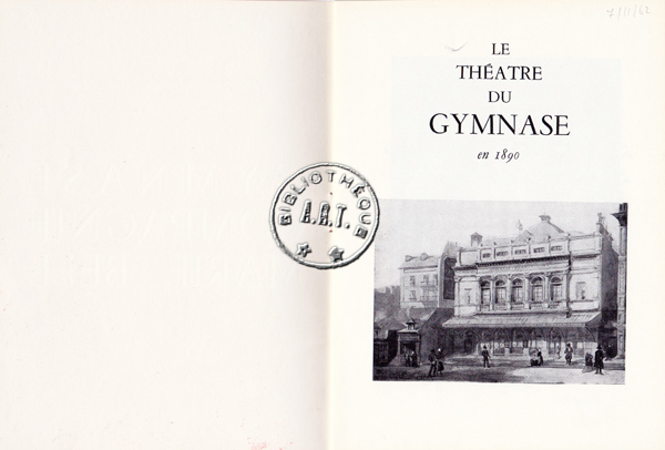 Les programmes de Théatre de l\
