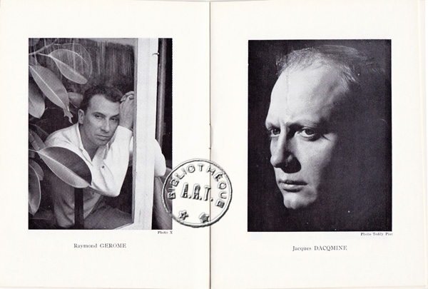 Les programmes de Théatre de l\