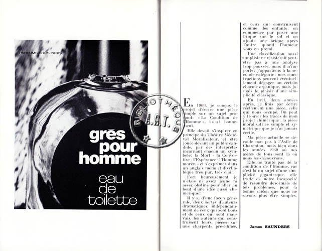 Les programmes de Théatre de l\