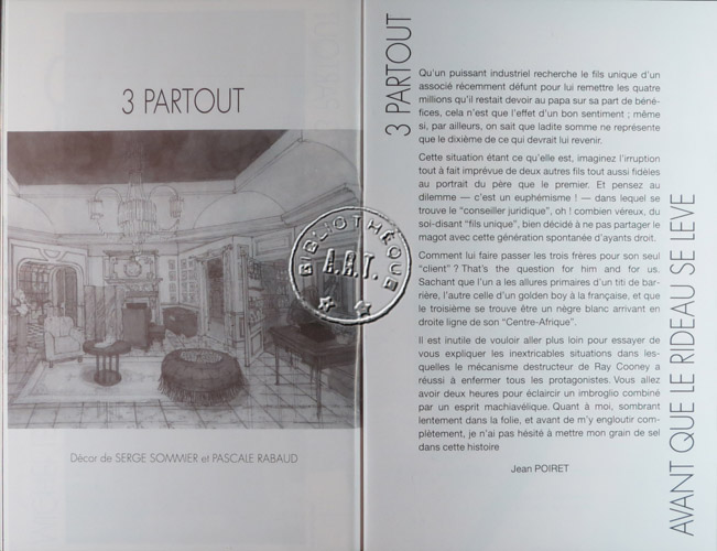 Les programmes de Théatre de l\