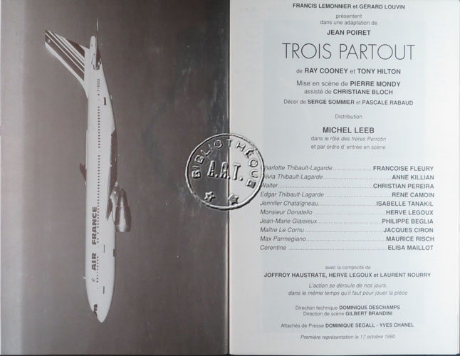 Les programmes de Théatre de l\