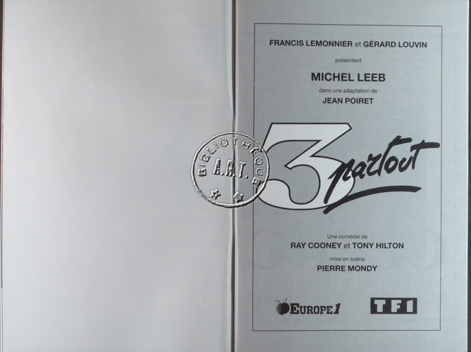 Les programmes de Théatre de l\