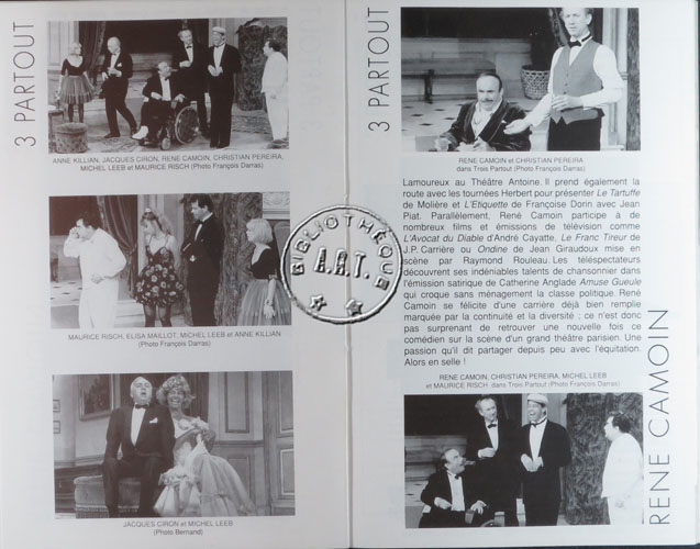 Les programmes de Théatre de l\