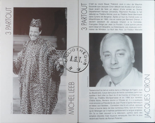Les programmes de Théatre de l\