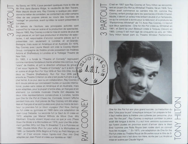 Les programmes de Théatre de l\
