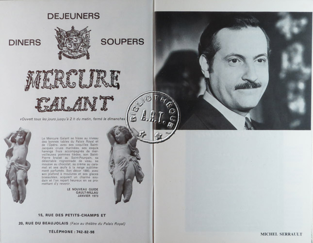 Les programmes de Théatre de l\