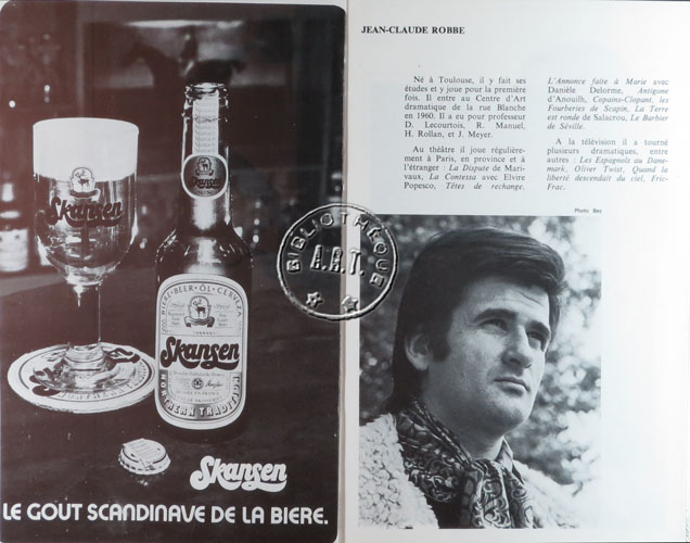 Les programmes de Théatre de l\