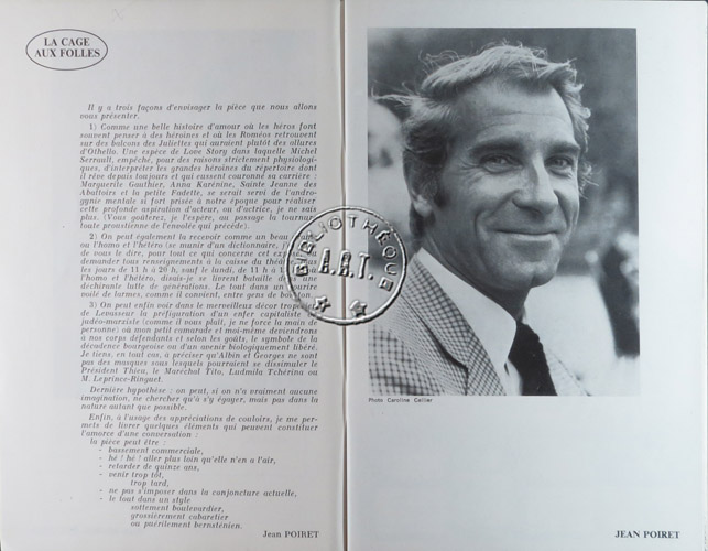 Les programmes de Théatre de l\