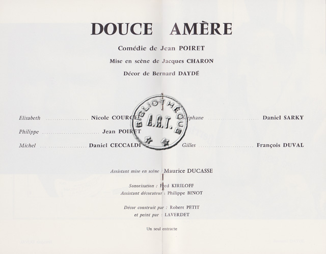 Les programmes de Théatre de l\