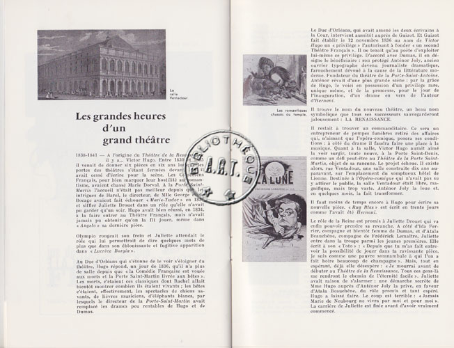 Les programmes de Théatre de l\