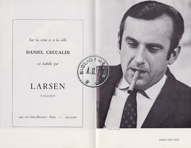 Les programmes de Théatre de l\