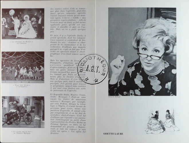 Les programmes de Théatre de l\