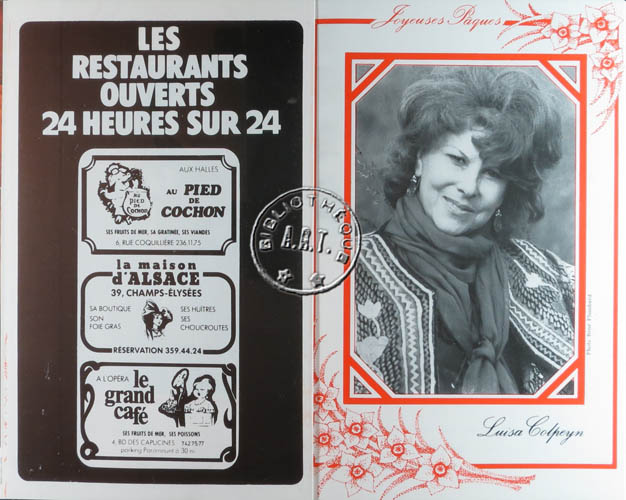 Les programmes de TThéatre de l\