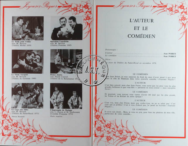 Les programmes de Théatre de l\