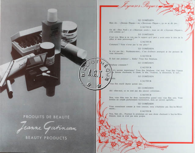 Les programmes de Théatre de l\