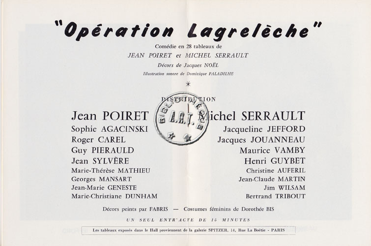 Les programmes de Théatre de l\