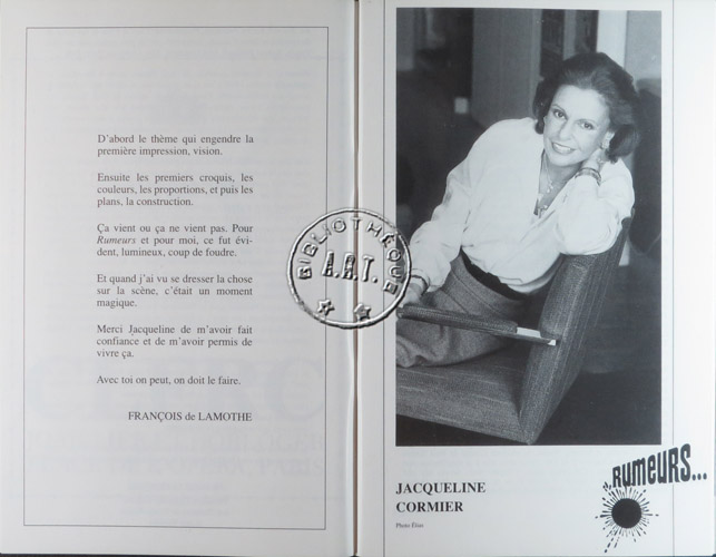 Les programmes de Théatre de l\