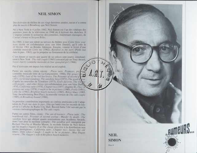 Les programmes de Théatre de l\