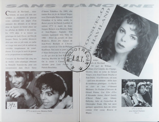 Les programmes de Théatre de l\
