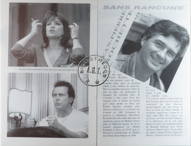 Les programmes de Théatre de l\