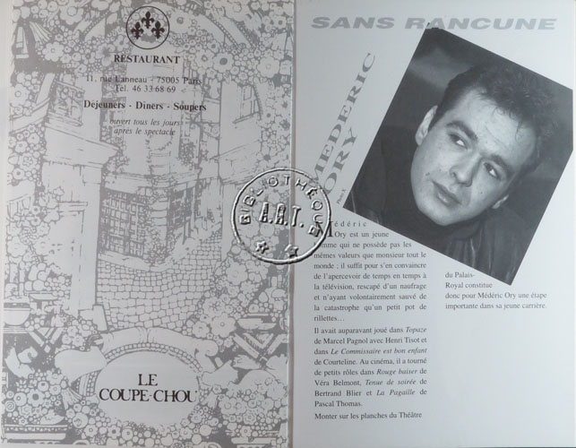 Les programmes de Théatre de l\