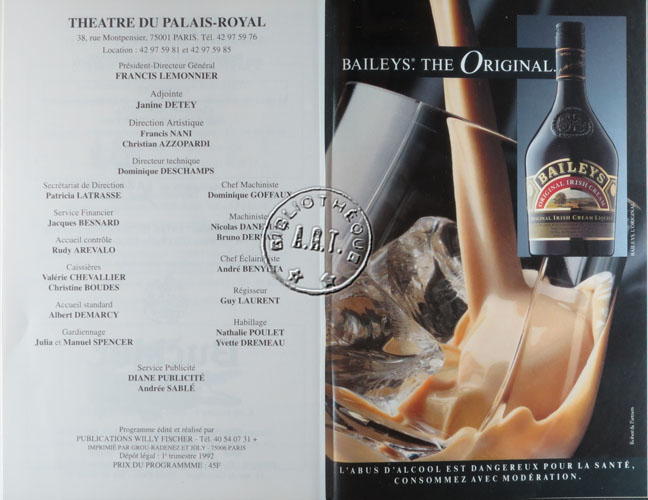 Les programmes de Théatre de l\