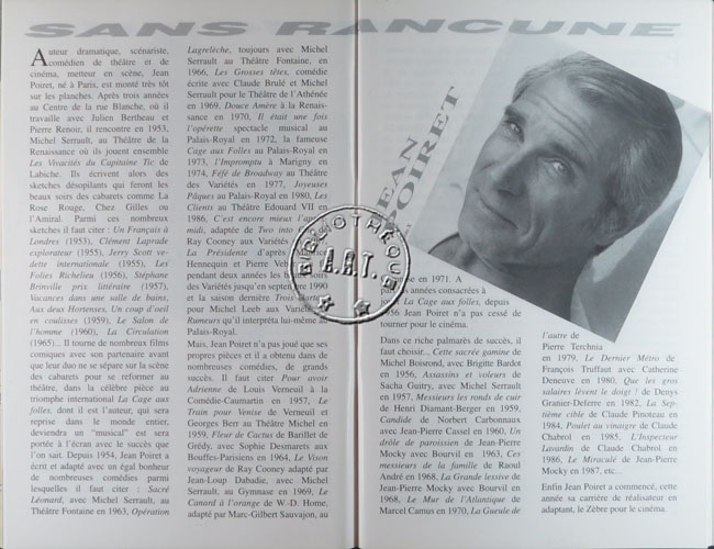 Les programmes de Théatre de l\